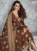Brown Golden Palazzo Suit In usa uk canada