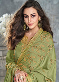Light Green Gold Palazzo Suit In usa uk canada
