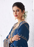Royal Blue Palazzo Suit In usa uk canada
