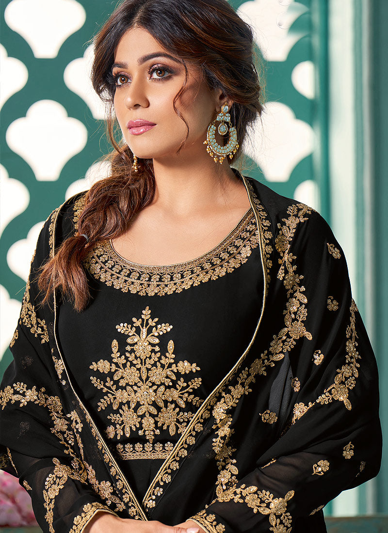 Black Anarkali Suit In usa uk canada