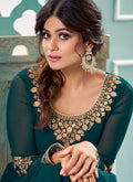 Rama Green Anarkali Suit In usa