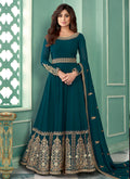 Turquoise Anarkali Suit In usa uk canada