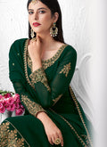 Green Palazzo Suit