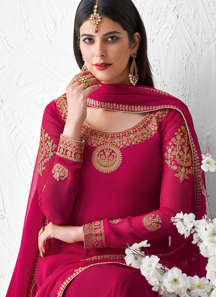 Pink Palazzo Suit