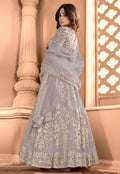 Lilac Purple Anarkali Suit In usa uk canada