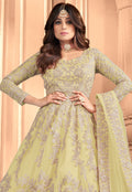 Lime Anarkali Suit In usa