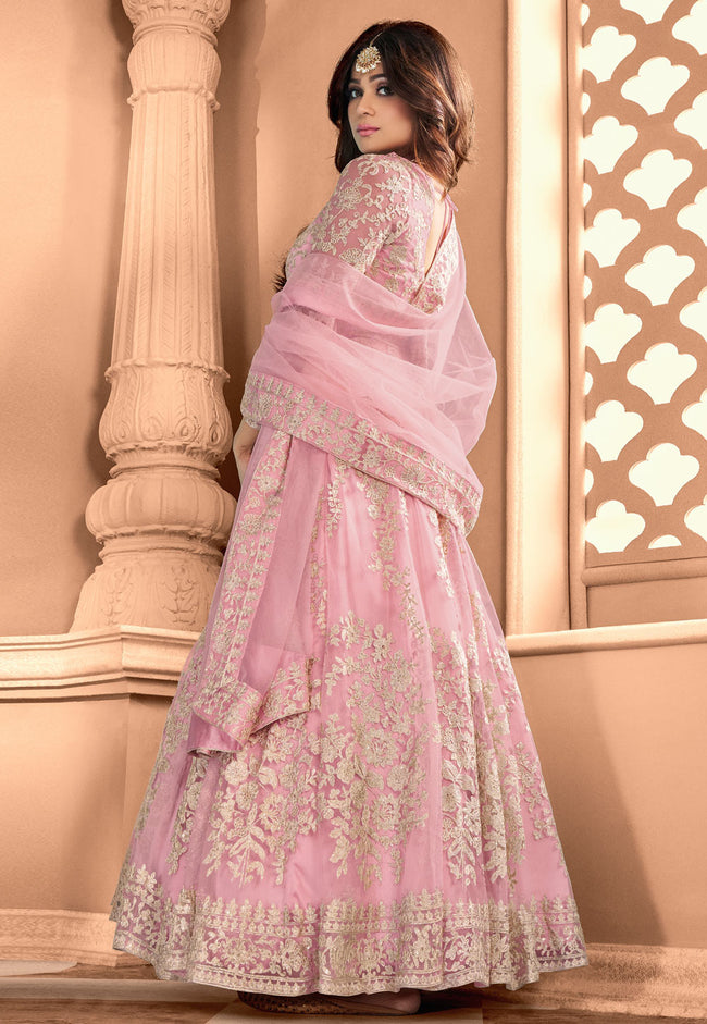 Pink Anarkali Suit In usa uk canada