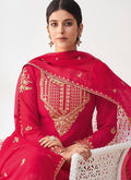 Pink Golden Salwar Kameez In usa uk canada