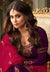 Purple And Pink Ethnic Palazzo Suit In usa