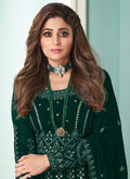 Dark Green Anarkali In uk