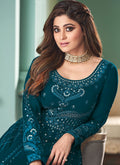 Turquoise Anarkali In canada