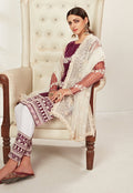 Maroon And White Pant Suit In uk