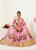 Pink Golden Lehenga Choli In usa uk canada