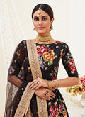 Black Golden Lehenga Choli