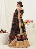 Black Golden Lehenga Choli In usa