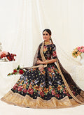 Black Golden Lehenga Choli In usa uk canada