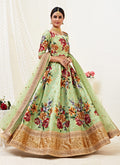 Pista Green Lehenga Choli In usa uk canada