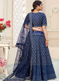 Navy Blue Lehenga Choli In usa  uk canada