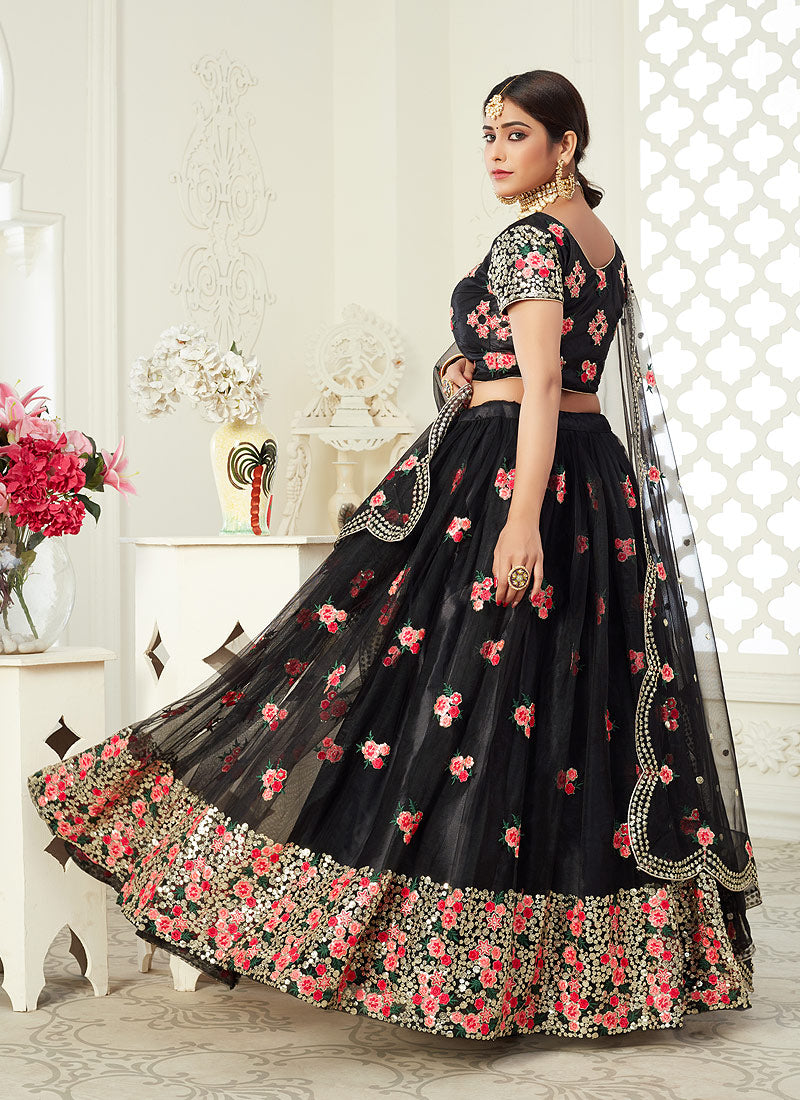 Black Lehenga Choli In usa uk