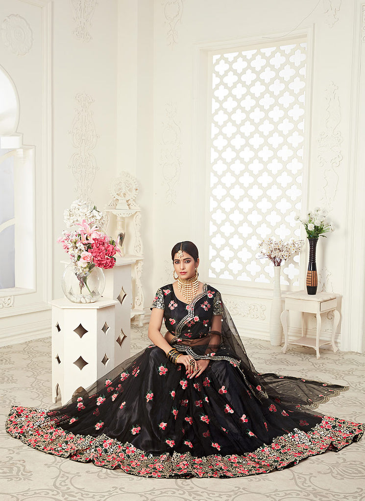 Black Lehenga Choli In usa uk canada