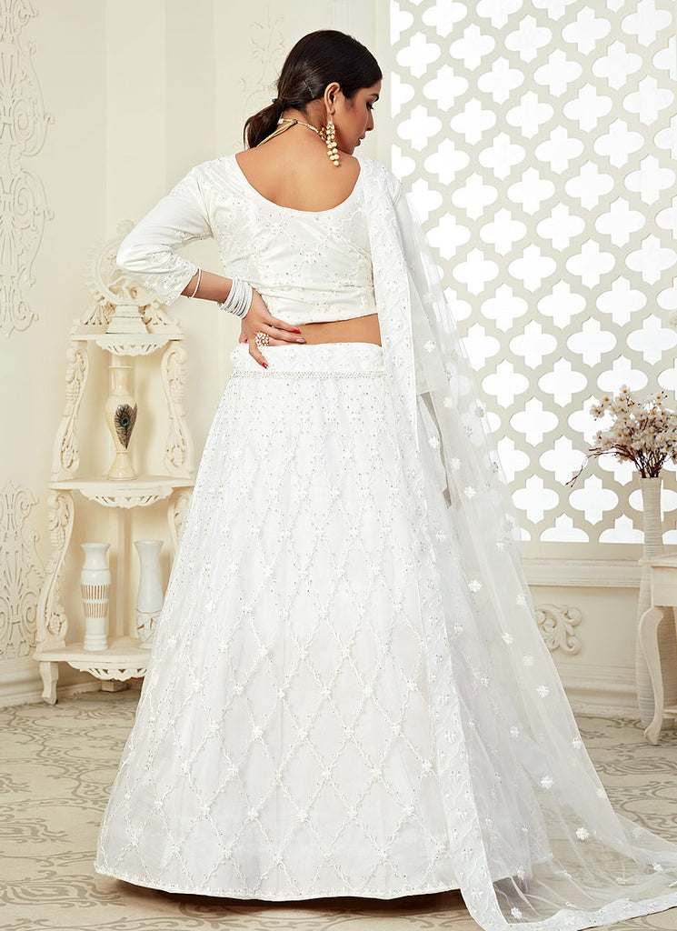 White Lehenga Choli In usa uk