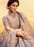 Indian Clothes - Lilac Purple Wedding Lehenga Choli