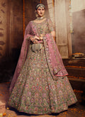 Pink Wedding Lehenga Choli