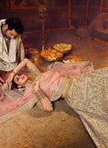 Indian Lehanga - Gold And Pink Wedding Lehenga Choli In usa uk canada