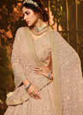 Indian Lehanga - Beige Wedding Lehenga Choli