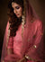 Indian Clothes - Pink Traditional Embroidered Gharara Suit