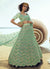 Mint Green Sequence Embroidered Lehenga Choli