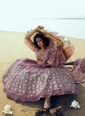 Indian Lehanga - Lilac Purple Sequence Embroidered Lehenga Choli In usa uk canada