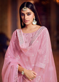 Soft Pink  Mirror Gharara Suit In usa