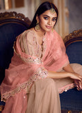 Peach And Pink Gharara Suit In usa