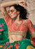 Orange And Green Lehenga Choli