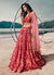 Pink Floral Digital Printed Lehenga Choli