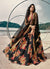 Black Multicoloured Digital Printed Lehenga Choli