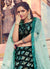 Black And Turquoise Lehenga Choli In usa