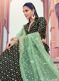 Black And Green Lehenga Choli In usa