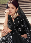 Black Silver Lehenga Choli In usa uk canada