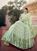 Light Green Lehenga Choli In usa uk canada