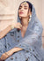 Greyish Silver Lehenga Choli In usa