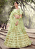 Pista Green Sequence Lehenga Choli