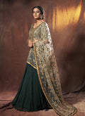 Green Golden Lehenga Choli In usa