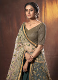Green Golden Lehenga Choli In usa uk canada