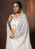 Off White Lehenga Choli In usa uk canada