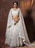 Off White Mirror Embroidered Lehenga Choli