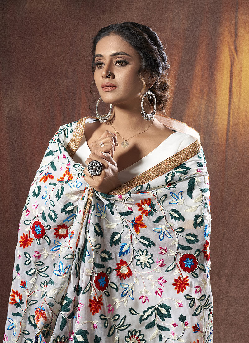 White Lehenga Choli In usa uk canada