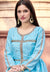 Light Blue Golden Pant Suit In usa