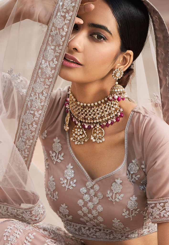 Lilac Purple Lehenga Choli In usa uk canada